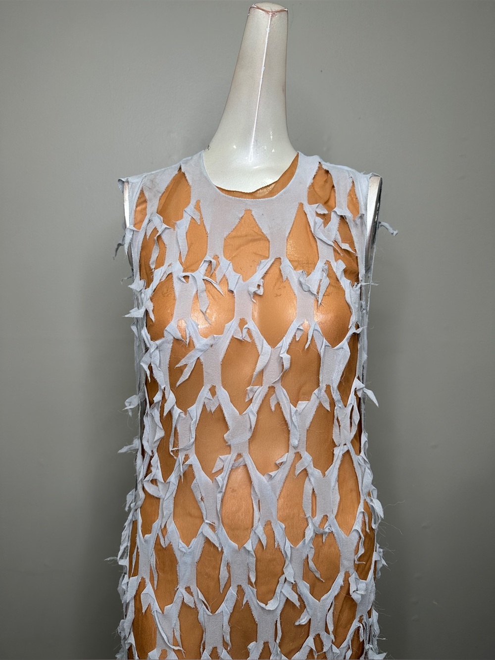 Maison Margiela Cut-Out Silk Dress Size IT 36 / US 0 $2160 - Picture 5 of 10